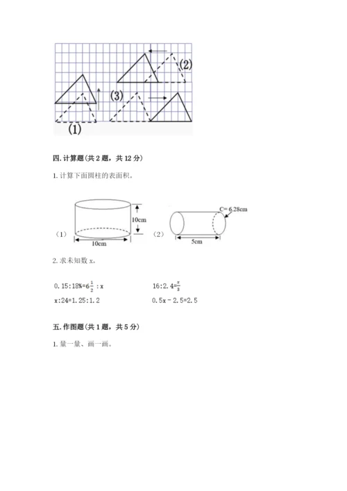北师大版数学六年级下册期末测试卷（精华版）.docx