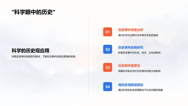 历史研究与智慧PPT模板