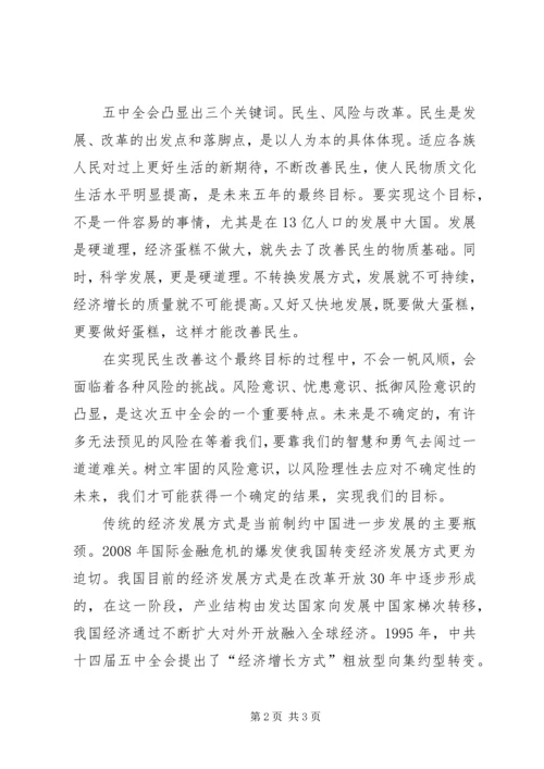 学习十八届五中全会思想汇报16 (4).docx