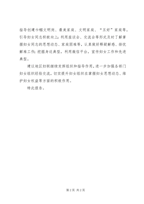 妇女组织建设情况调研报告.docx