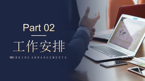 精品人士人力资源部年中工作总结工作计划PPT模板