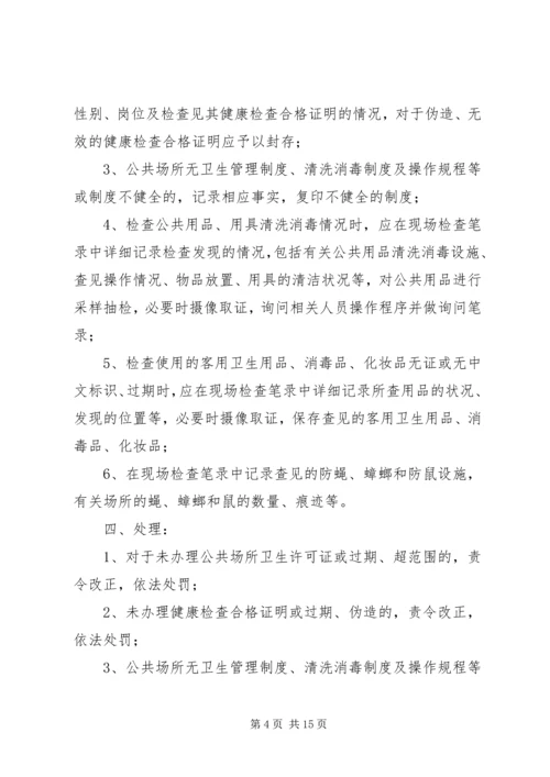 公共场所卫生监督要点.docx