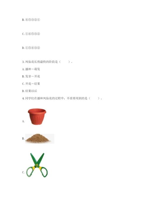 教科版四年级下册科学第一单元《植物的生长变化》测试卷精品（精选题）.docx