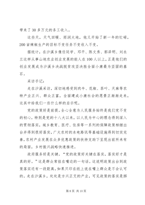 决战脱贫攻坚推进产业革命典型事迹.docx