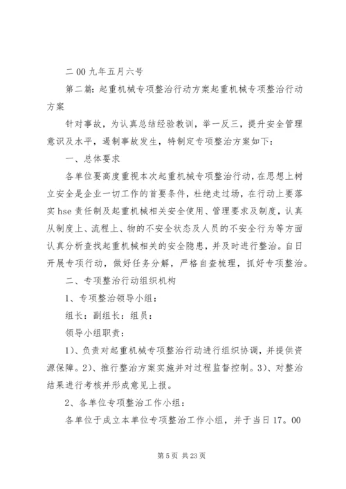 起重机械专项整改方案.docx