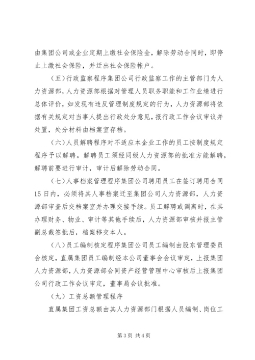 人力资源部岗位设置、人员编制及部门职权.docx