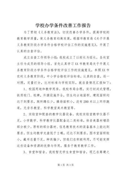 学校办学条件改善工作报告.docx