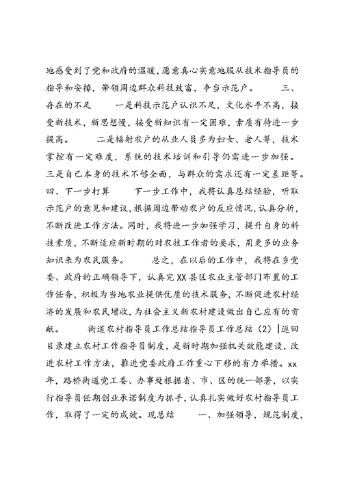 指导员工作总结3篇