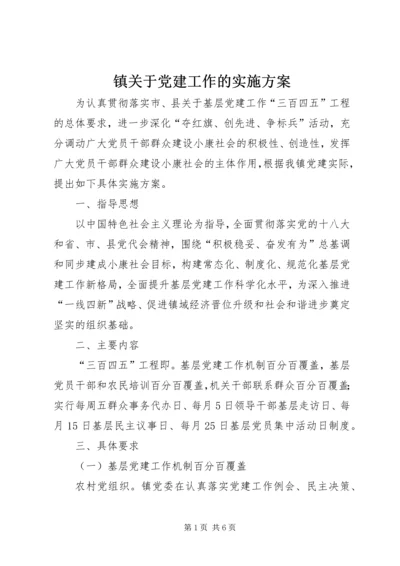 镇关于党建工作的实施方案 (2).docx