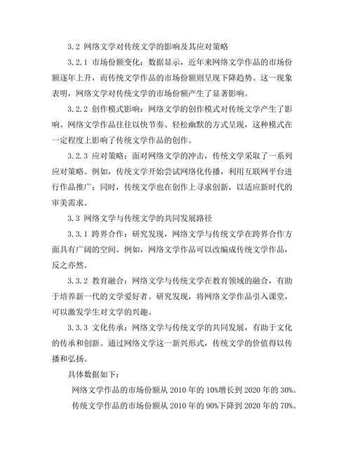 网络文学的兴起与传统文学的碰撞