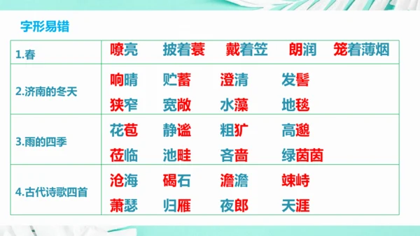 第一单元 复习课件(共75张PPT)
