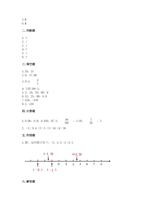 嘉峪关市小升初数学测试卷汇编.docx