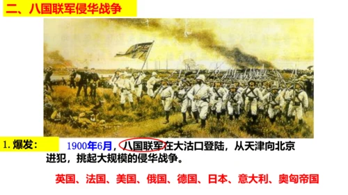 第一课第四框义和团运动与八国联军侵华战争（课件）