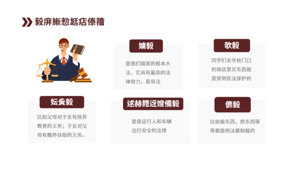 法律知识讲座通用PPT课件模板