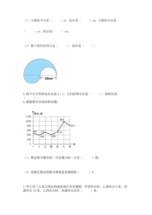 人教版六年级上册数学期末测试卷精编答案.docx