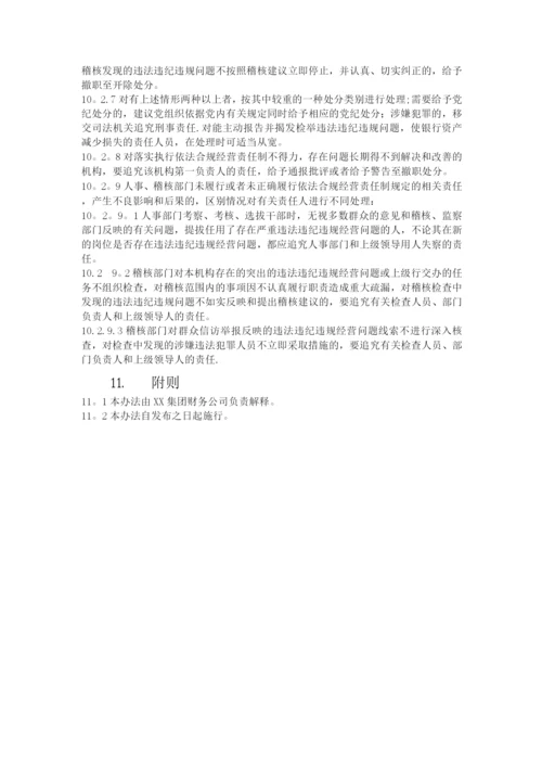 企业集团财务公司合规管理办法.docx