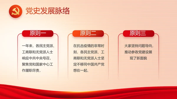 红色党建党支部工作专题动态PPT党课
