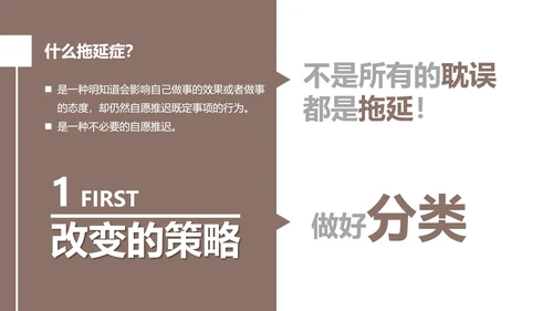 战胜拖延症公司企业员工培训PPT课件