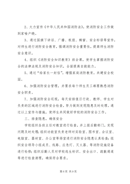 园林局消防安全排查整治情况汇报.docx