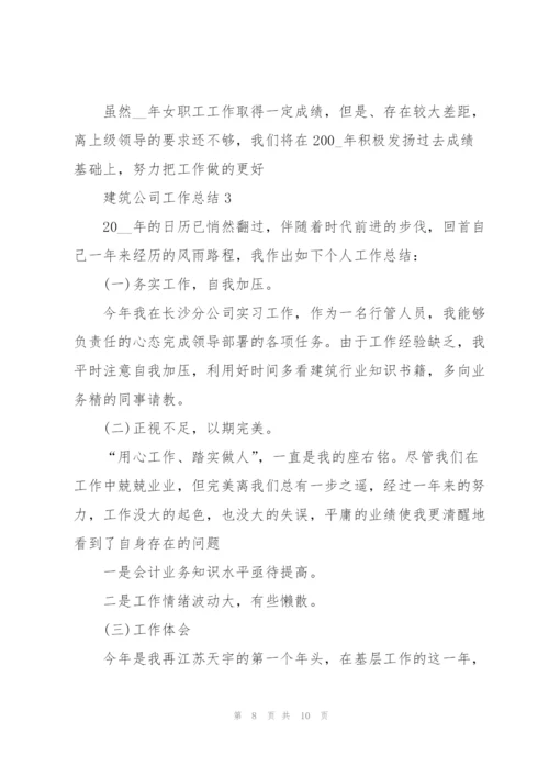 建筑公司工作总结.docx