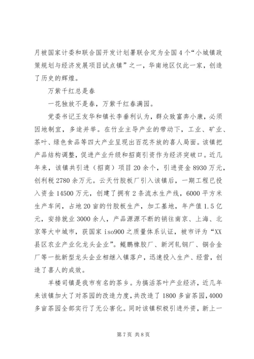 竹乡飞歌春来早——记羊楼司镇党委、政府 (3).docx