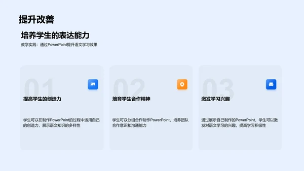 语文学习魅力展示PPT模板