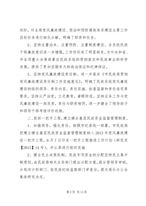 开展党风廉政建设责任制工作自查自评情况的报告 (2).docx