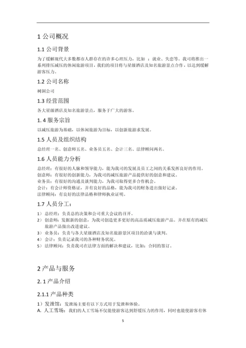 系列排压减压休闲旅游项目创业计划书.doc.docx