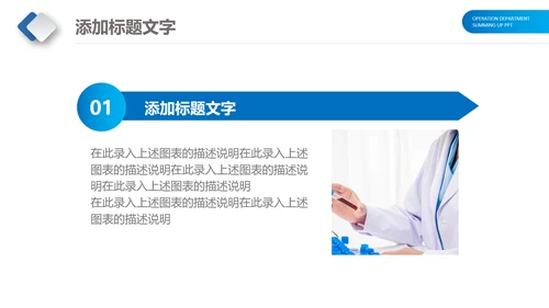 医生护士医疗医药医院工作总结计划PPT