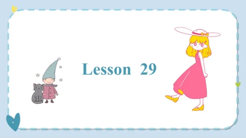 Unit 5  I like those shoes  Lesson 29- Lesson 30 课