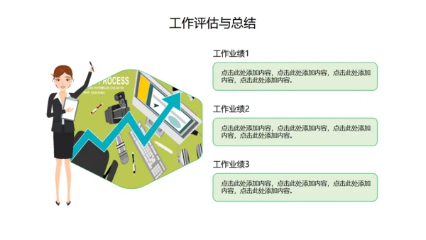 工作计划总结报告通用PPT模板