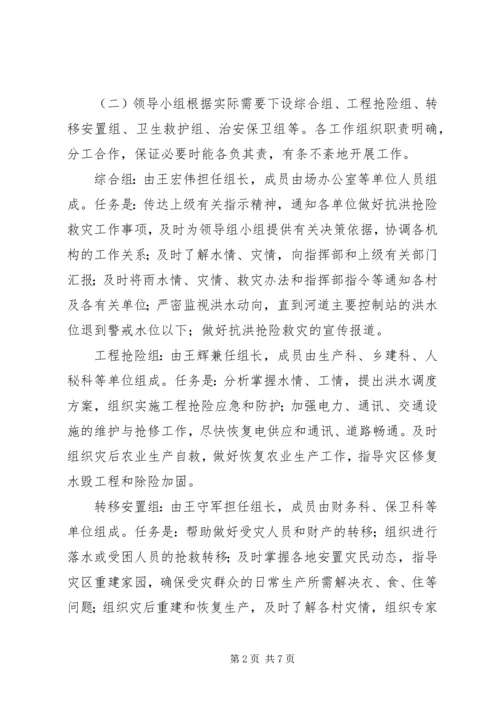 防汛抗洪工作预案 (2).docx