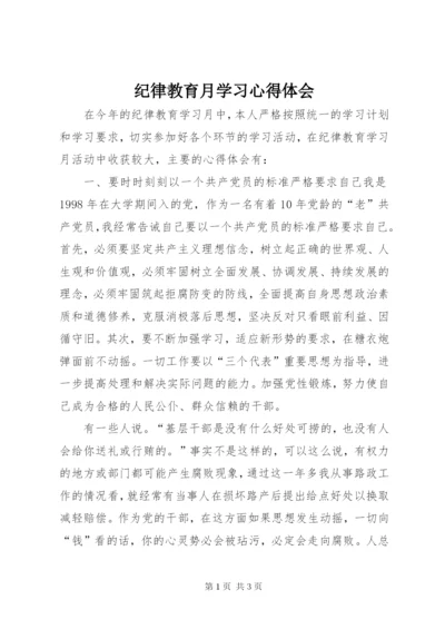 纪律教育月学习心得体会_1.docx