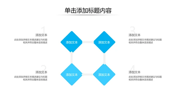 蓝色简洁企业宣传公司简介商务PPT模板