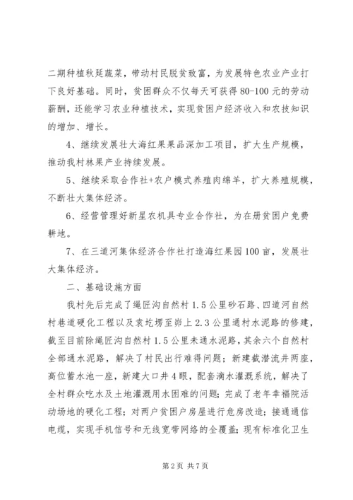 某村XX年巩固提升计划.docx