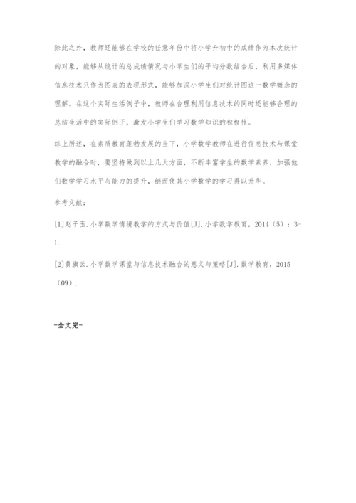 信息技术与小学数学融合的教学应用探究-1.docx