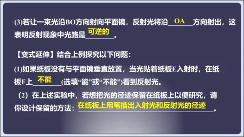 【人教2024版八上物理精彩课堂（课件）】4.6  第四章 光现象 章末复习