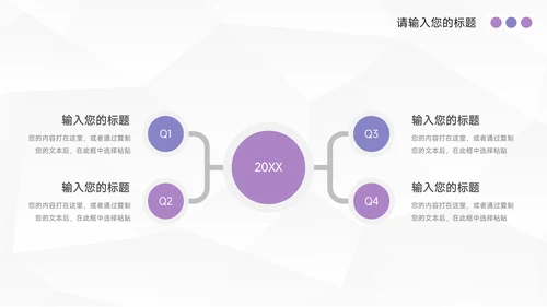 紫色简约风营销总结汇报PPT模板