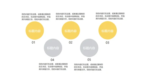 简约商务风项目总结汇报PPT模板