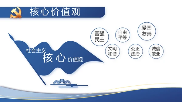 蓝色大气党建党支部工作总结汇报PPT