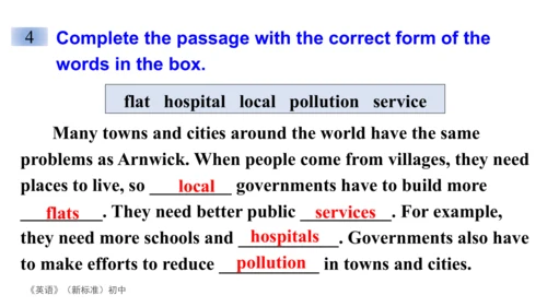 Unit 3 Language practice (2) & Around the world & 