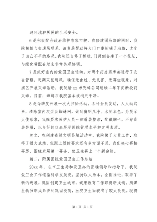 医院爱国卫生运动工作总结 (4).docx