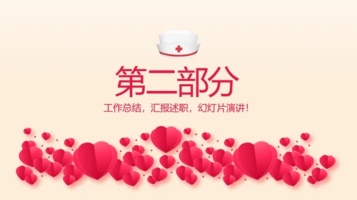 爱心护士先进事迹动态PPT