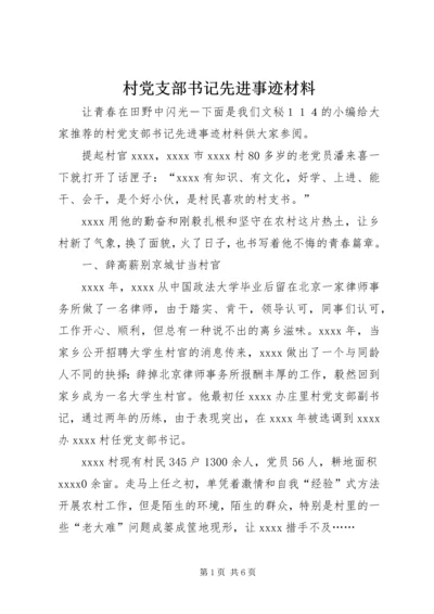 村党支部书记先进事迹材料 (13).docx