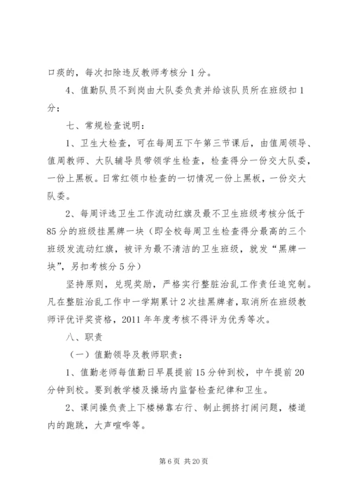 二小整脏治乱常规检查实施方案.docx