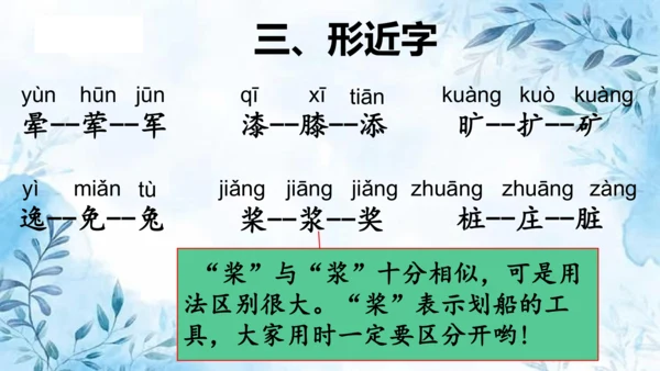 部编版五年级上册第七单元复习  课件