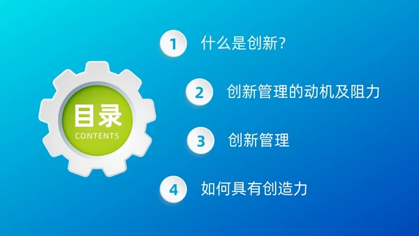 蓝色微粒体管理创新培训课件自我管理