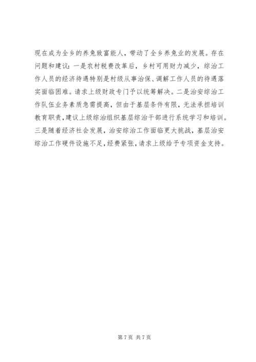 乡镇综合治理工作总结学习心得.docx