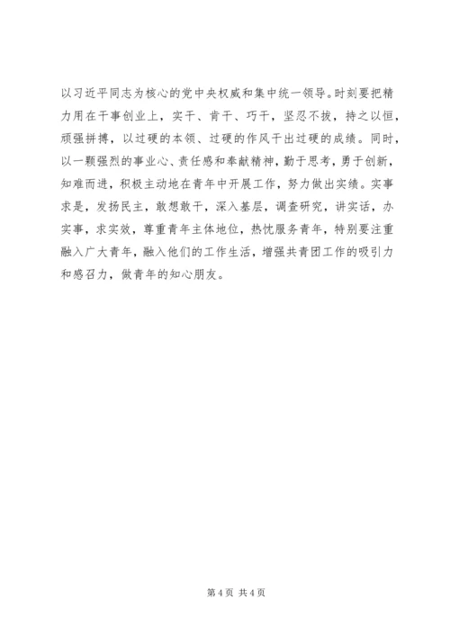 公司基层团干部民主生活会剖析和对照检查材料.docx