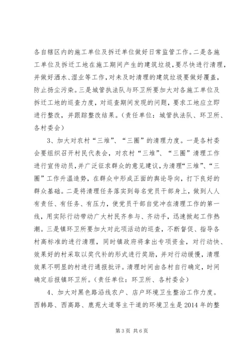 乡镇年度农村环境卫生整治方案.docx